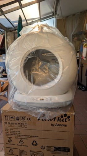 Pawhut lettiera autopulente - pawhut,