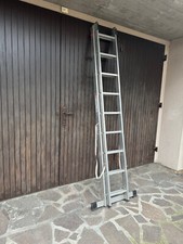 SCALA HAILO 7249 PROFESSIONALE  DOPPIA  PIOLI 2 X 9 ALLUMINIO  COME NUOVA - 50%