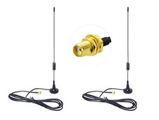 Wouxun KG-UVD1P antenna radio bidirezionale doppia banda Omni SMA femmina 2 pezzi