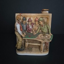 Vintage Haas Brothers Tonopah Nevada Saloon Roulette tavolo whisky decanter 1975