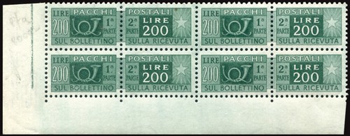Pacchi postali lire 200 ruota - 200,