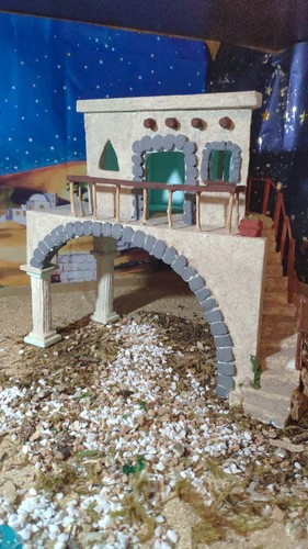 Casetta per presepe arabo - casetta,