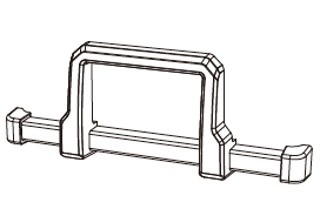 Paraurti anteriore p8hv01 - anteriore,