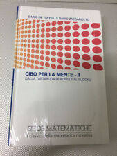 LIBRO CIBO PER LA MENTE II TOFFOLI ZACCARIOTTO  SFIDE MATEMATICHE RBA Nuovo! 
