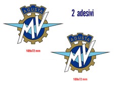KIT 2 ADESIVI STICKERS MV AGUSTA ...FANTASTICI...VERNICIABILI!
