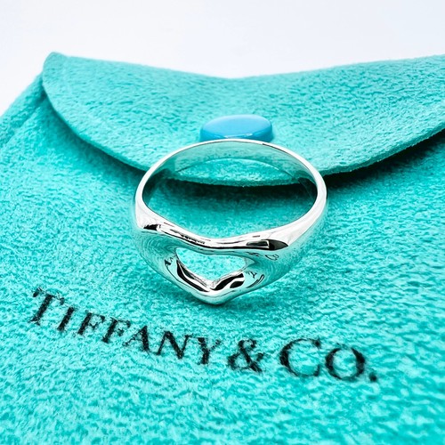 Anello cuore aperto - cuore, tiffany