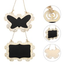 Lavagne da appendere 4 pezzi Placca da lavagna in legno Pratiche bacheche