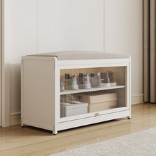 Scarpiera con Seduta Bianco 1