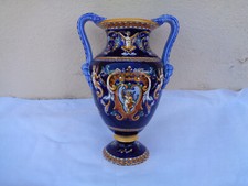 SUPERBE VASE EN FAÏENCE DE