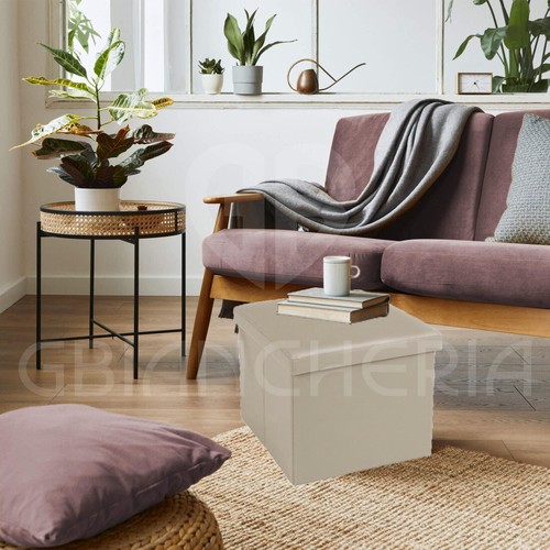 Pouf contenitore portaoggetti - pouf,
