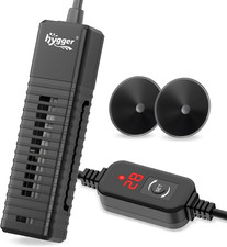 Mini Aquarium Heater, 30W Riscaldatore per Acquario Con Display Digitale, Regola