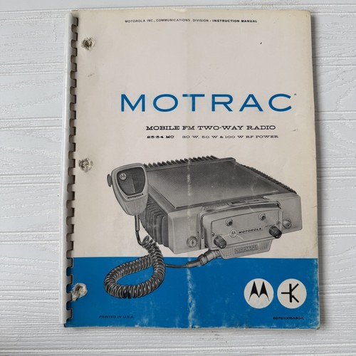 Motorola motrac mobile - mobile, fm