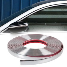 Striscia Adesiva Cromata Auto Striscia Decorativa per Auto Cromata per la (H2u)