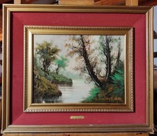 dipinto olio XX secolo