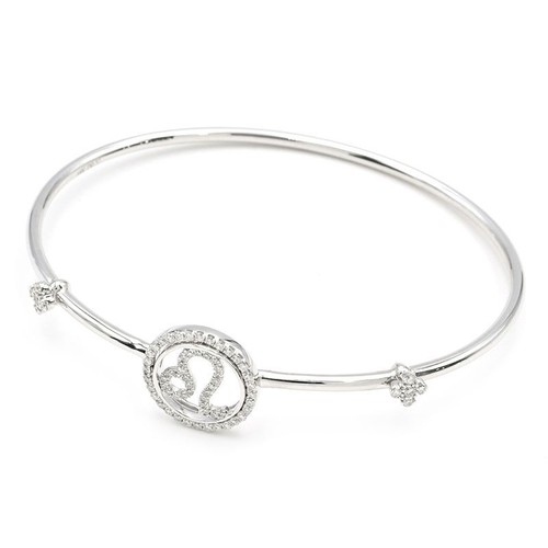 Bracciale rigido tennis pavé - rigido,