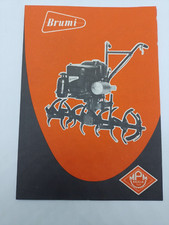 Broscure-depliant Motocoltivatori Brumi Catania