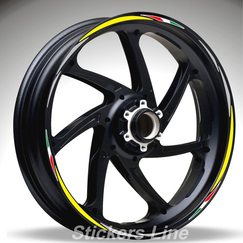 Adesivi ruote moto strisce