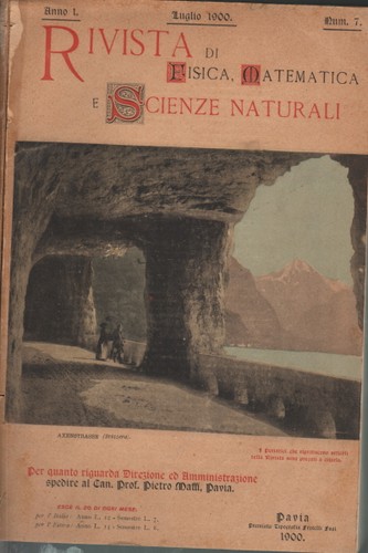 Rivista fisica matematica - fisica,,