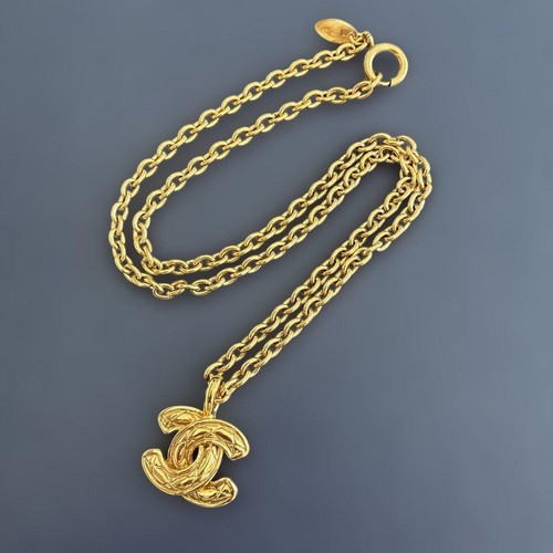 Collana chanel oro marchio - oro,