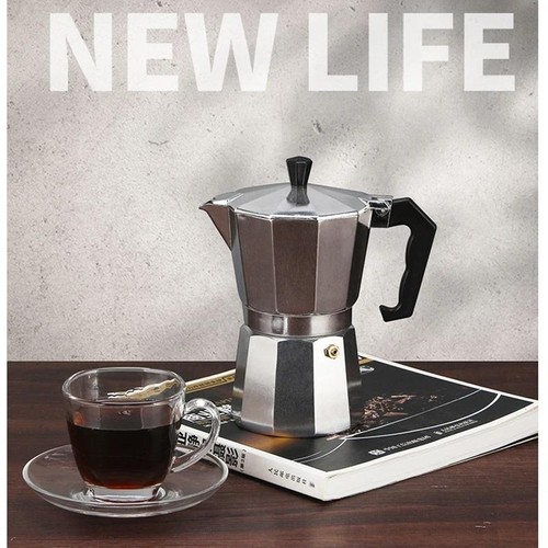 150 300 600ml aluminum moka - 150/300/600ml,