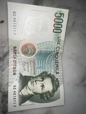 Banconota Cinquemila 5000 Lire V. Bellini 04.01.1985 Stato qFDS