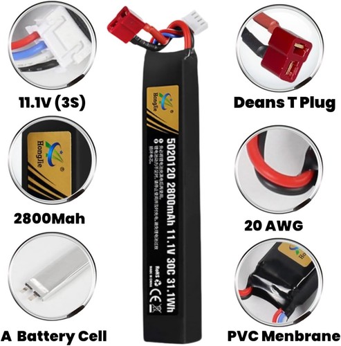 Batteria lipo 2800mah - 11.1v,
