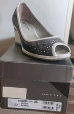 nero giardini donna 35 Decolté Spuntata Zeppa 