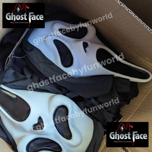 Maschera urlo viso fantasma