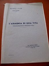 L'armonia di una vita COMMEMORAZIONE DI FRANCESCO CILEA -ROTARY R.CALABRIA 1951