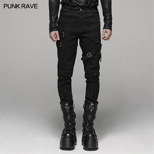 Pantaloni lunghi punk rave - pantaloni,