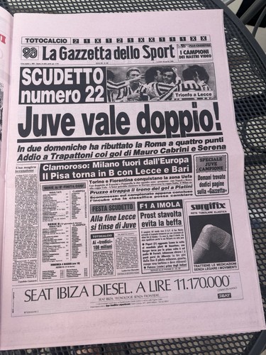 Giornale calcio ristampa - calcio,