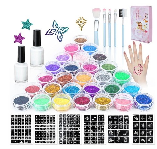 Kit tatuaggi glitterati - kit, di