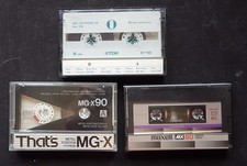 3 CASSETTE AUDIO METAL _ TDK - THAT'S - MAXELL _durate varie  USATE (lotto n.18)