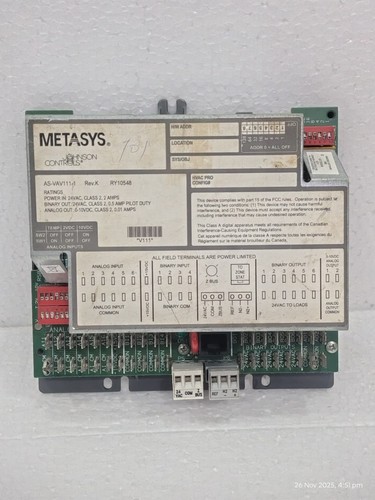 Johnson controls vav111 1 - johnson,
