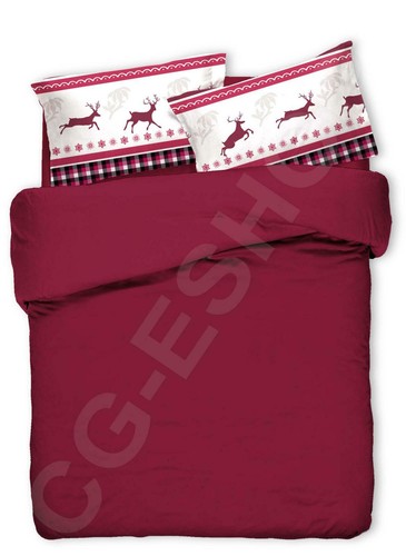 Parure copripiumino bordeaux - copripiumino,