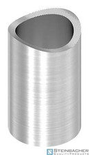 Manicotto distanziatore in acciaio inox, lunghezza: 30mm per tubo 42,4mm, V2A