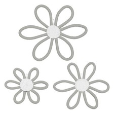 3 pezzi margherite decorazione