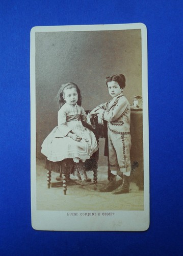 Foto epoca antica - cdv, luigi
