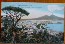 NAPOLI - PANORAMA DELLA CITTA' VISTO DA VILLA PATRIZI AL VOMERO