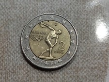 Moneta Da Due Euro Atene 2004