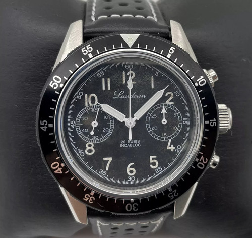 Landeron chronographe pilote - landeron,