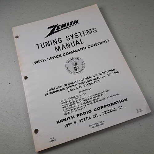 Zenith tuning systems manual - zenith,