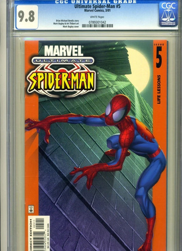 Ultimat spider man cgc - #5, 9,8