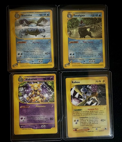 Lotto carte pokemon vintage - lotto,