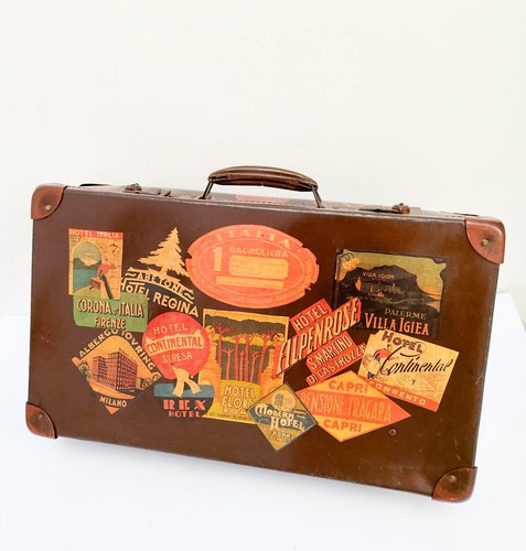 Valigia baule vintage - ♥,