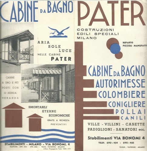 Pater catalogo cabine bagno - catalogo,