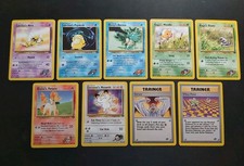 Lotto Pokemon Gym Challenge Abra Psyduck Horsea Weedle Ekans Ponyta Meowth Ferv