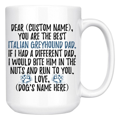 Tazza papà levriero - tazza,