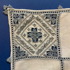 Tovaglietta antica lino bianco