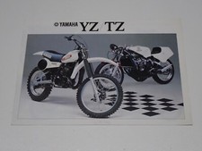 YAMAHA YZ - TZ DEPLIANT BROCHURE PROSPEKT MOTO (K18)